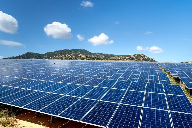 Iluminación con energía solar