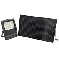 Projetor LED Solar 200W All-Black, Luz Quente 3000K / Luz Branca 6000K, Sensor de Movimento