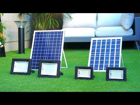 Projetor Solar 100W, Lâmpada Dupla, 4000K