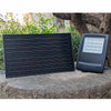 Projetor LED Solar 150W All-Black, Luz Quente 3000K / Luz Branca 6000K, Sensor de Movimento