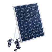 Panel solar para foco solar 100W con 2 focos